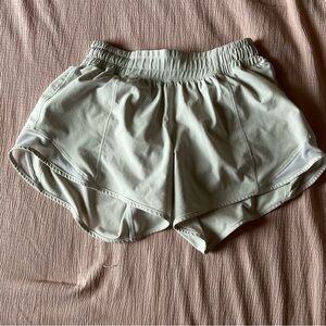 Lululemon size 2, 4 in. inseam, Bone Athletic Shorts and Built-in Liner